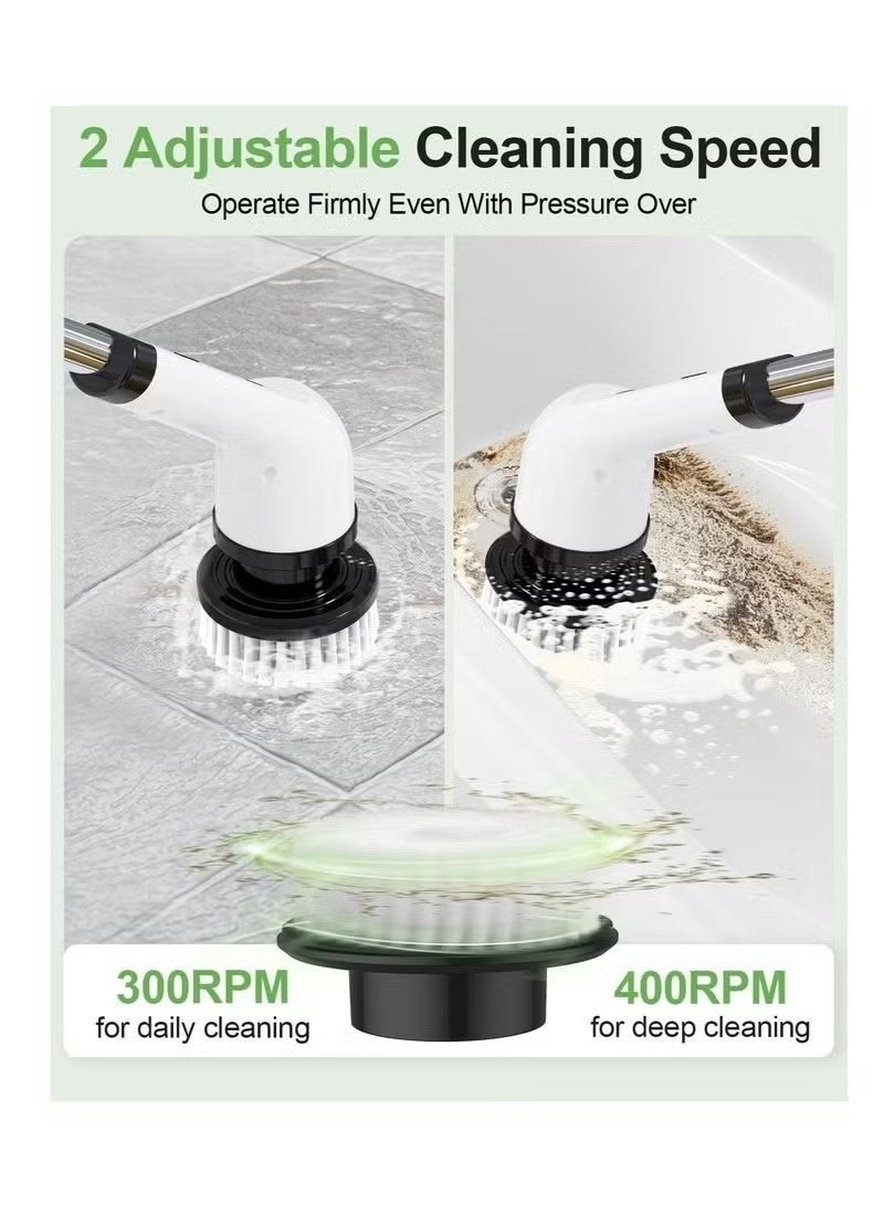 Electric Spin Scrubber with 9 Brush Heads | Powerful Electric Cleaning Brush for Household Use - Image 4