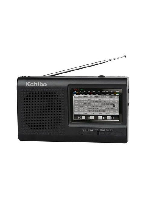 KK-2005 Radio FM AM SW Portable Radio AC Power Shortwave Multiband Big Speaker World Receiver Radio - Black
