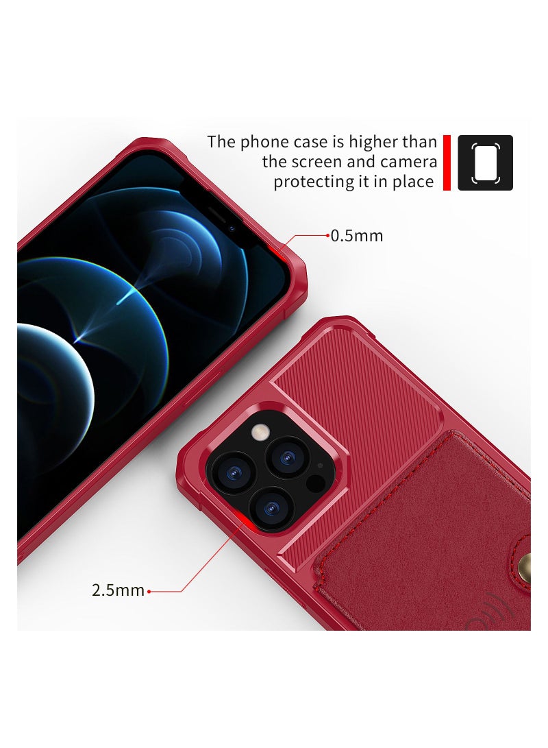 Suteni Leather Protective Back Cover Case Phone Case for iPhone - Image 3