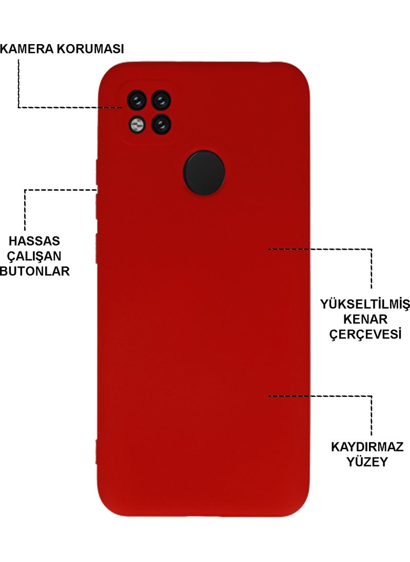 Case World Caseworld Xiaomi Redmi 9c Cover Camera Protected Inside Velvet Launch Silicone Case - Lilac  - Image 4