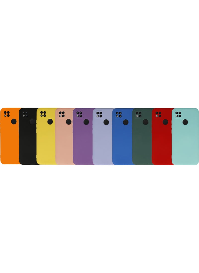 Case World Caseworld Xiaomi Redmi 9c Cover Camera Protected Inside Velvet Launch Silicone Case - Lilac  - Image 5