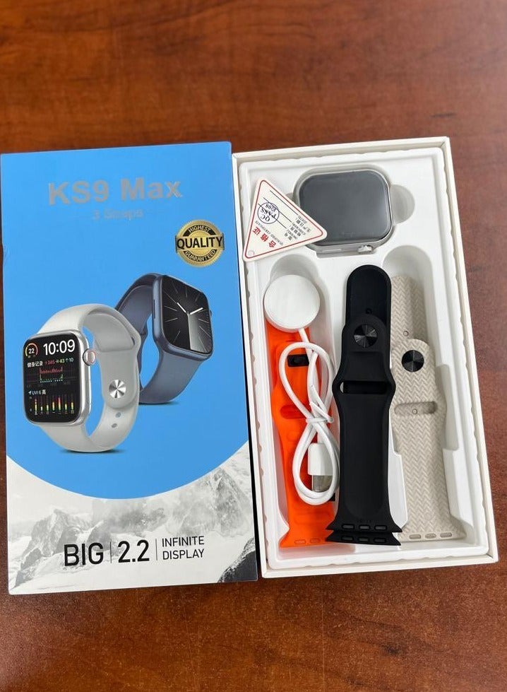 KS9 MAX 3 PAIR STRAPS BIG INFINITE DISPLAY 45mm - Image 1