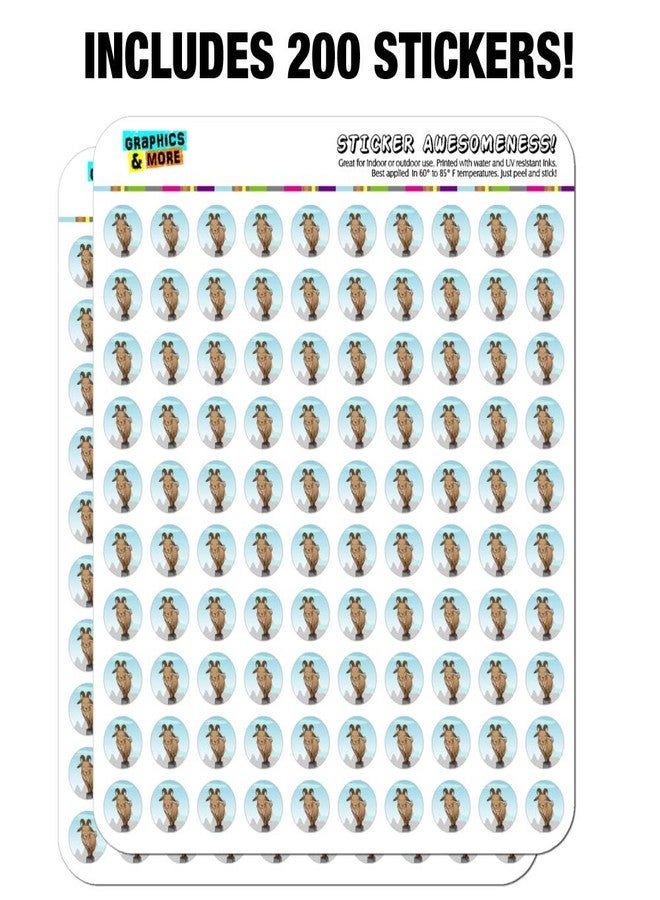 GRAPHICS & MORE Goat On Mountain Top Planner Calendar Scrapbooking Crafting Stickers - Image 3