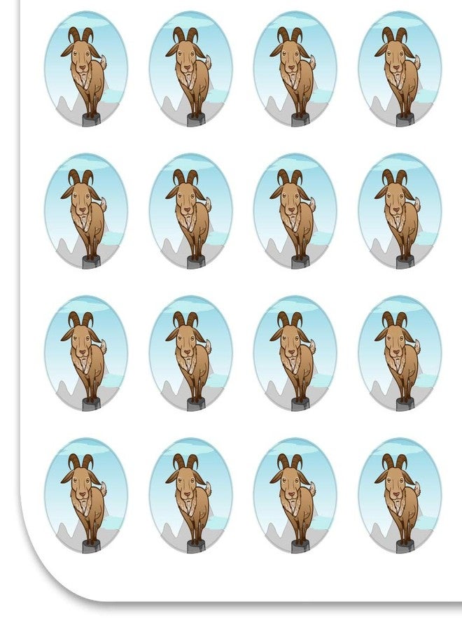 GRAPHICS & MORE Goat On Mountain Top Planner Calendar Scrapbooking Crafting Stickers - Image 2