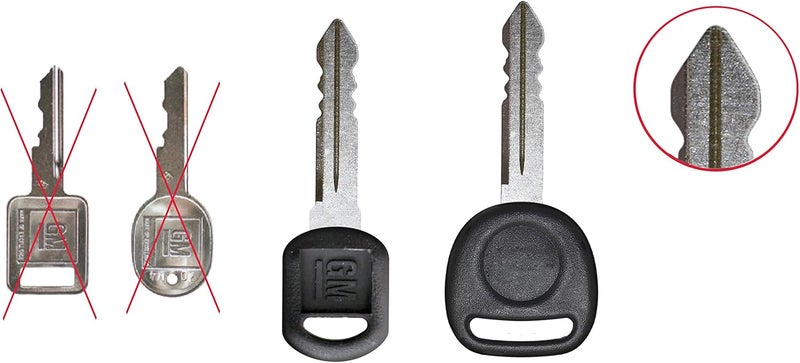 BOLT Lock 7018449 6' Cable Lock for Early Model Chevrolet, GMC, Hummer, Buick, Cadillac, Oldsmobile and Pontiac Keys - Image 2