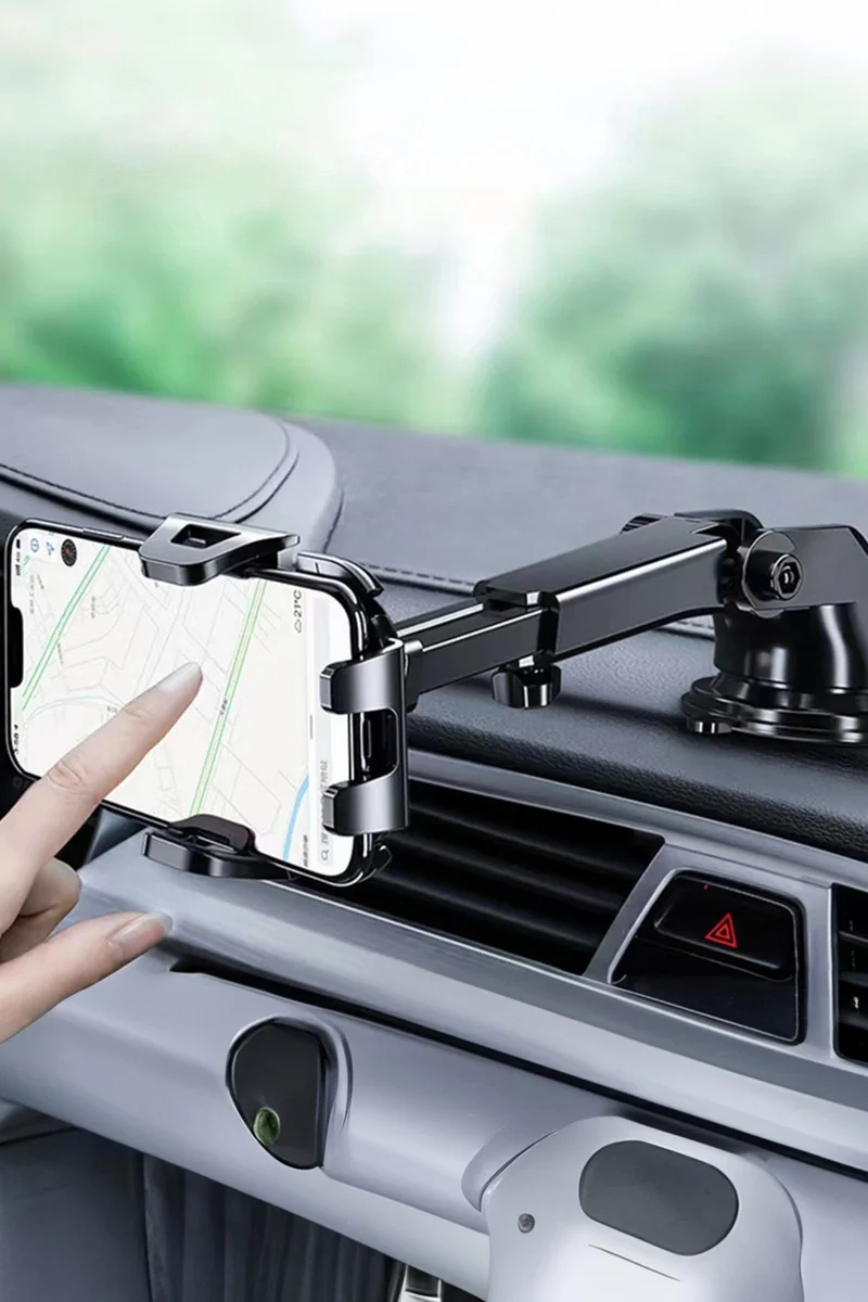 Mobee Telescopic Phone Holder 360 Degree Rotatable In-Car Phone Holder with Suction Cup 1450