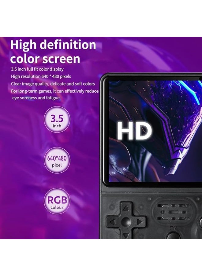 Retro Handheld Gaming Console, 3.5-Inch HD Display, Dual 3D Joysticks for Enhanced Control, Portable Emulator Console with 3500mAh Battery, Multiplatform Support for Gaming on the Go. - Image 4