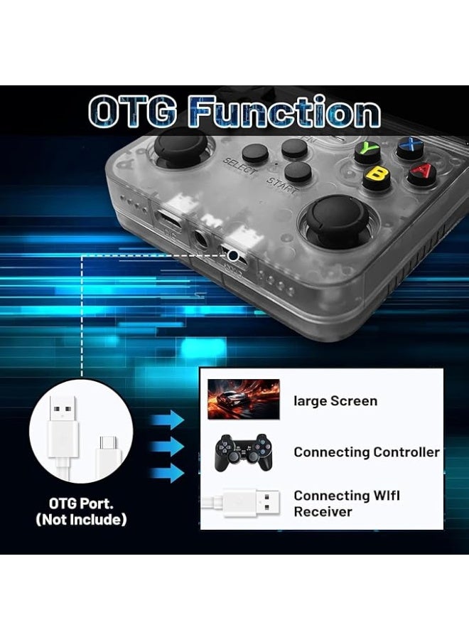 Retro Handheld Gaming Console, 3.5-Inch HD Display, Dual 3D Joysticks for Enhanced Control, Portable Emulator Console with 3500mAh Battery, Multiplatform Support for Gaming on the Go. - Image 5