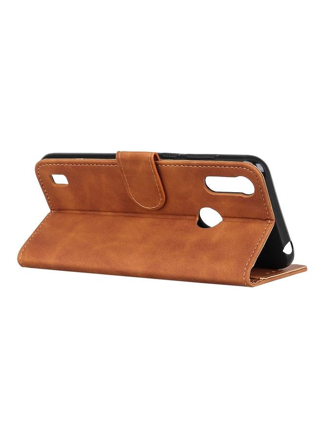 S-TOP Case For Motorola Moto E7 Power / E7i Power / Lenovo K13 KHAZNEH Retro Texture PU + TPU Horizontal Flip Leather Case with Holder & Card Slots & Wallet - Image 4