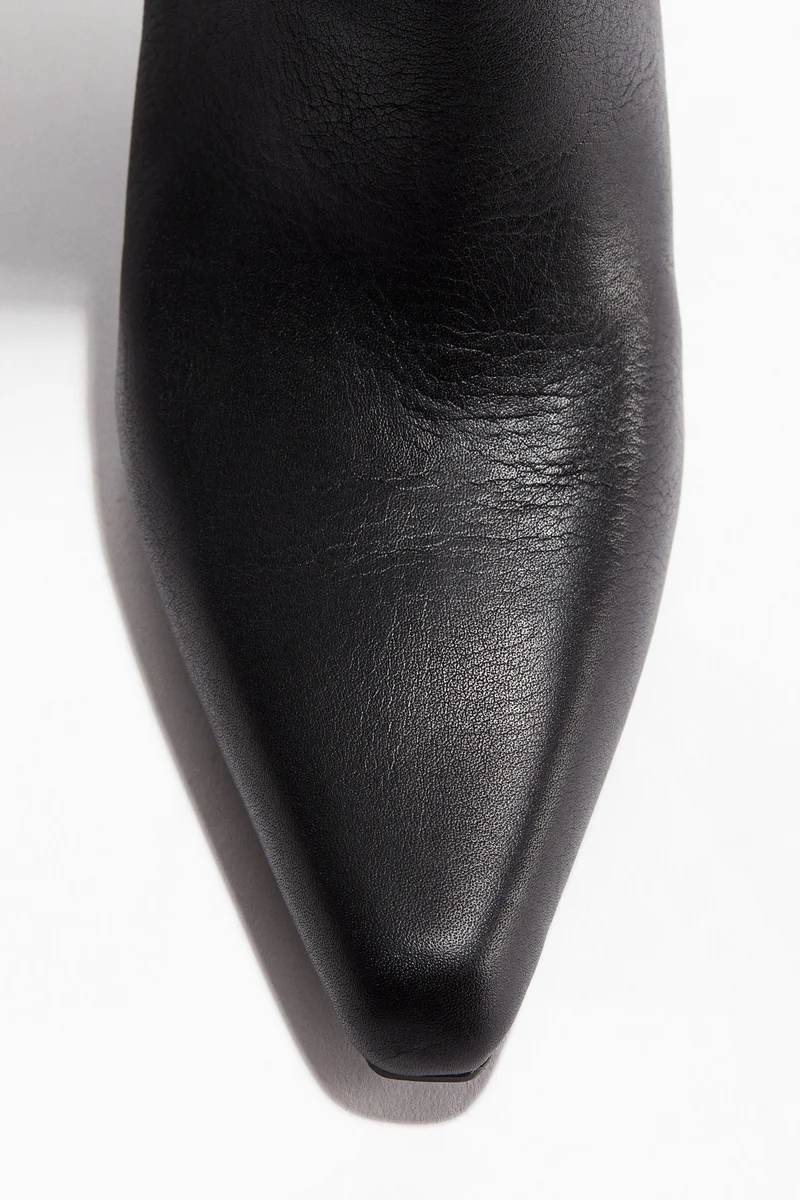 H&M Knee-high leather boots