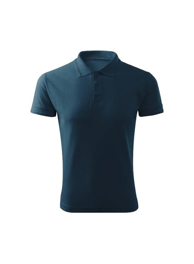 PRINTSHOP4ME Pack of 10 Pcs Men's Regular-Fit Golf Polo T-shirt Pure Cotton Short Sleeve 220 GSM Basic Colors  - Image 2