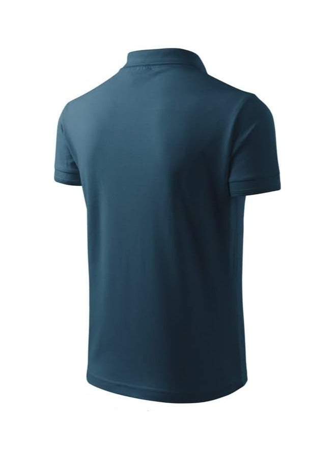 PRINTSHOP4ME Pack of 10 Pcs Men's Regular-Fit Golf Polo T-shirt Pure Cotton Short Sleeve 220 GSM Basic Colors  - Image 4
