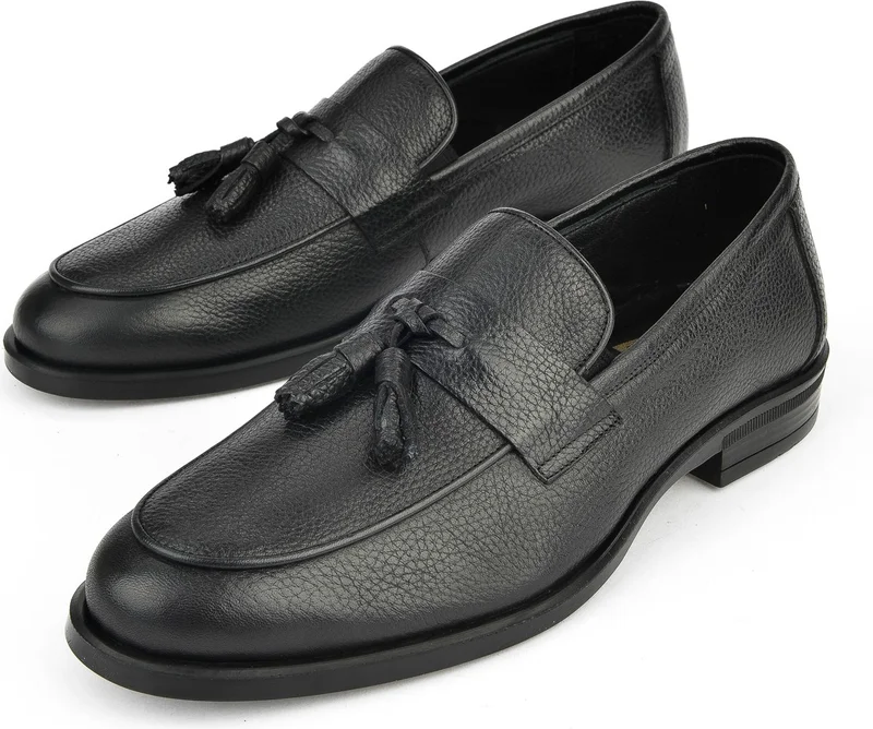 Ziya , Men's Leather Shoes 151986Z4074 Black