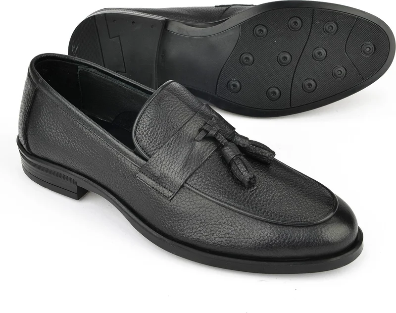 Ziya , Men's Leather Shoes 151986Z4074 Black