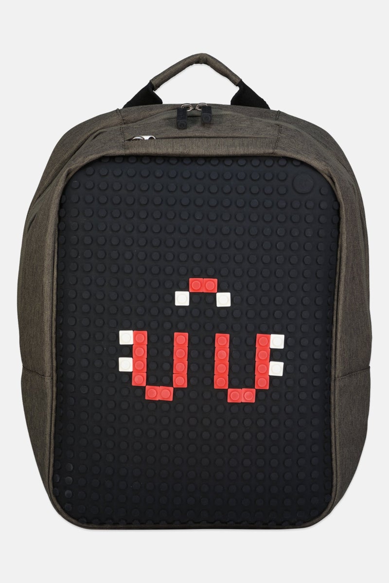 UPIXEL Kids Boy Classic Laptop Backpack With Pixel Chips, Multicolor - Image 1