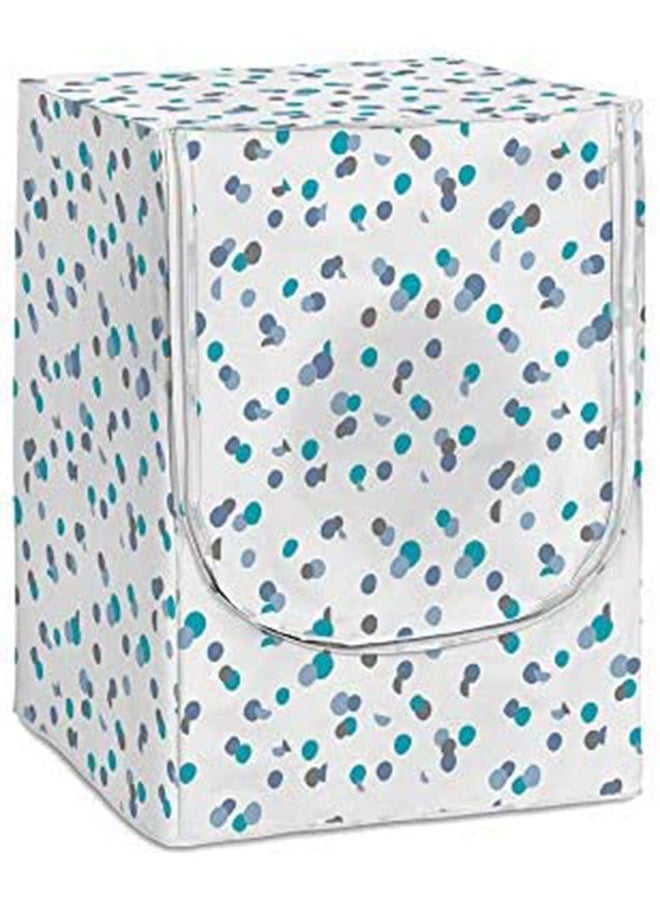 Rayen - Rayen Medium Washer Machine Case Front-Loading Washer & Dryer With Zipper 84 X 60 X 60 Cm White-Blue - Image 1