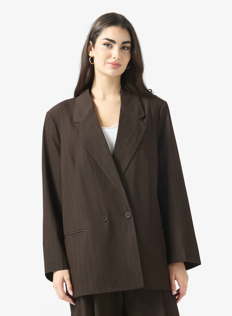 Only Onlalden Oversized Pinstripe Blazer