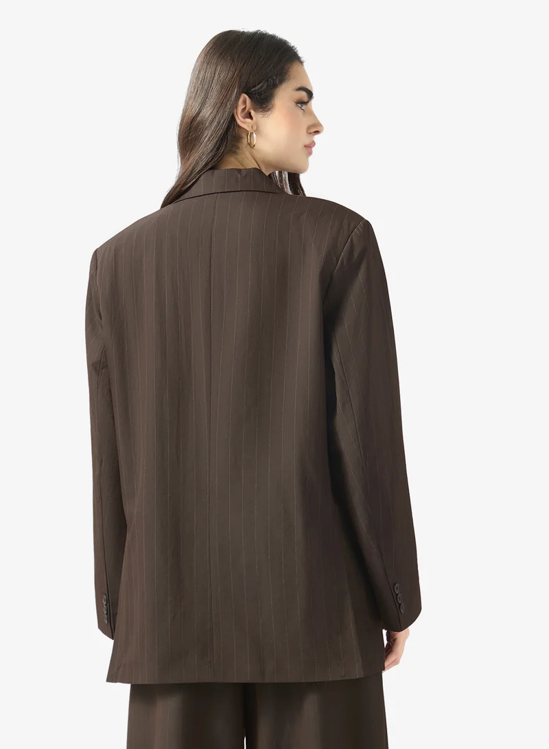 Only Onlalden Oversized Pinstripe Blazer