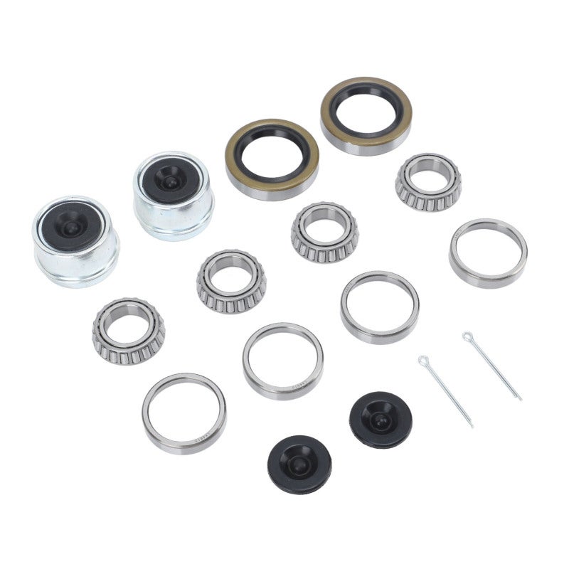 Boat Trailer Axle Hub Kit: 2 Sets 16pcs Accessories - High Performance Precision Manufactured Durable Steel Alloy Components for 1-1/16in 2000-2200 Lbs Boat Trailer Axles - Image 1