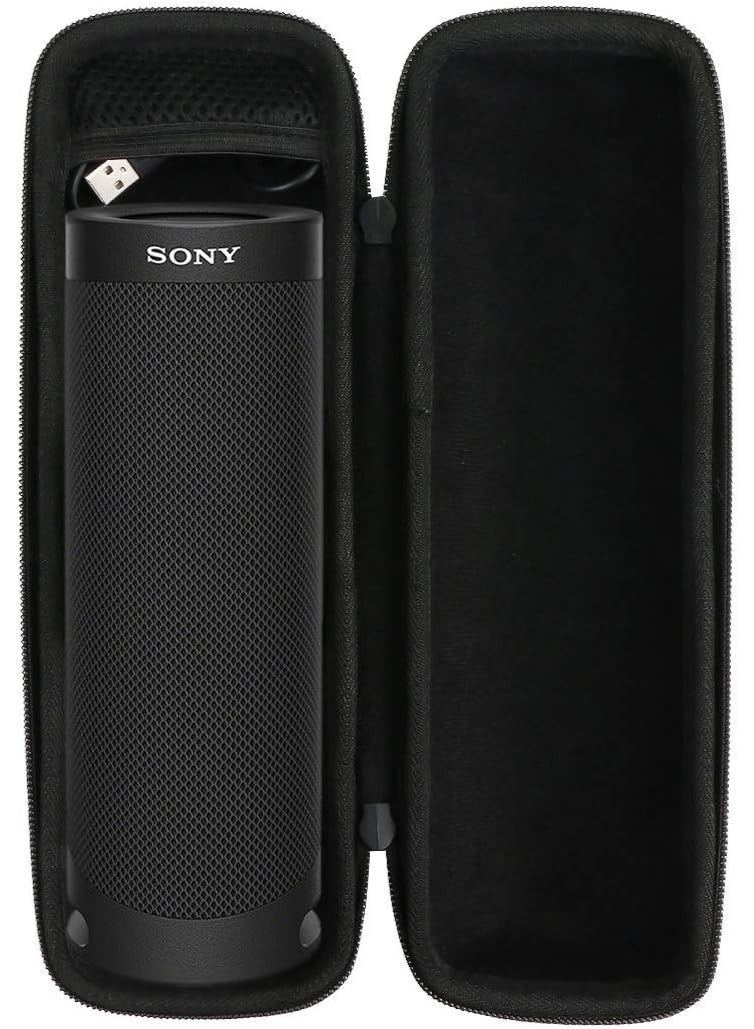 Aenllosi Hard Carrying Case Replacement for sony SRS-XB23 Extra BASS Wireless Speaker (Black) - Image 1