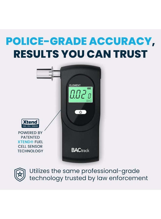 BACtrack Element Breathalyzer - Professional-Grade Accuracy, Portable Alcohol Tester for Personal & Professional Use - Image 2