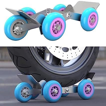 WENGTY Flat Tire Wheel Puller Booster Large Trailer Electric Emergency Help Self-Rescue Transporter with 5 Wheels for Motorcycle Bike, SCOOTY & EBIKE - Image 5