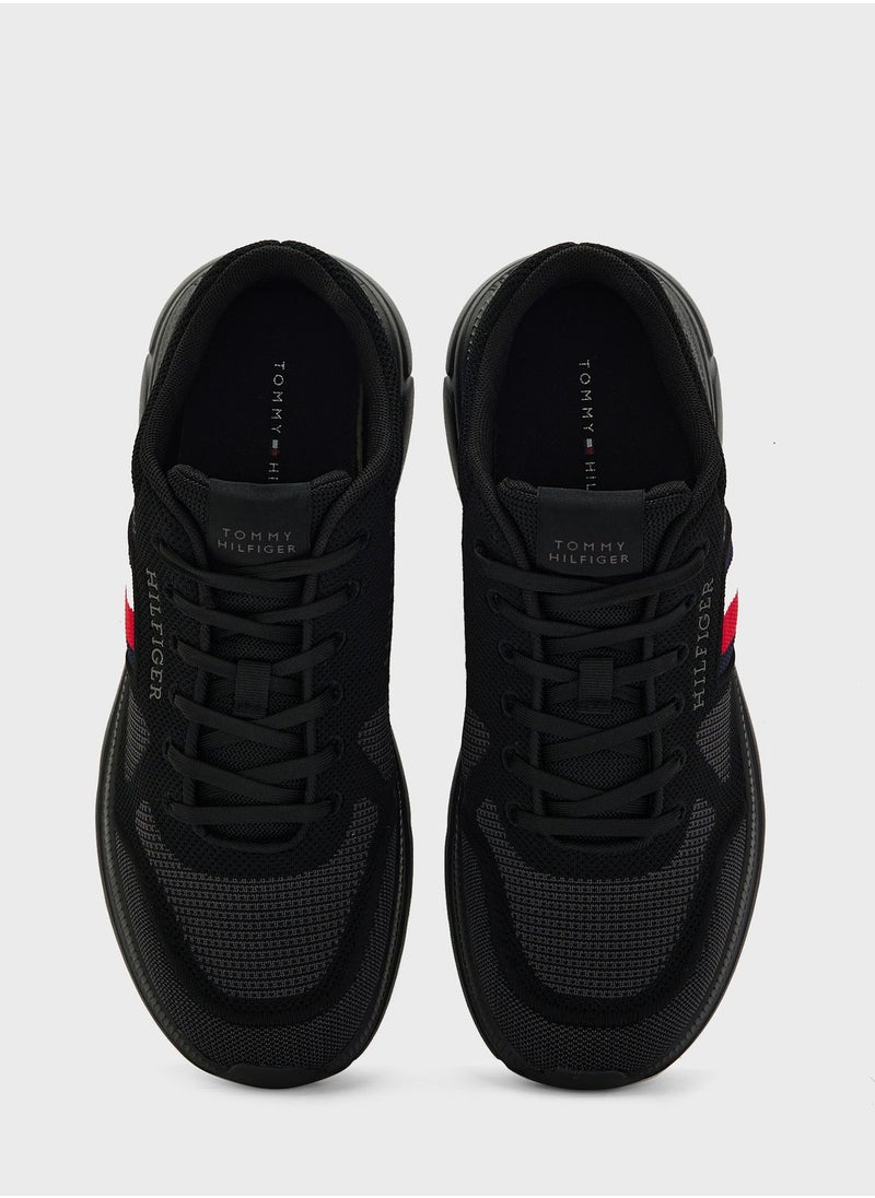 TOMMY HILFIGER - Runner Tech Print Sneakers - Image 1