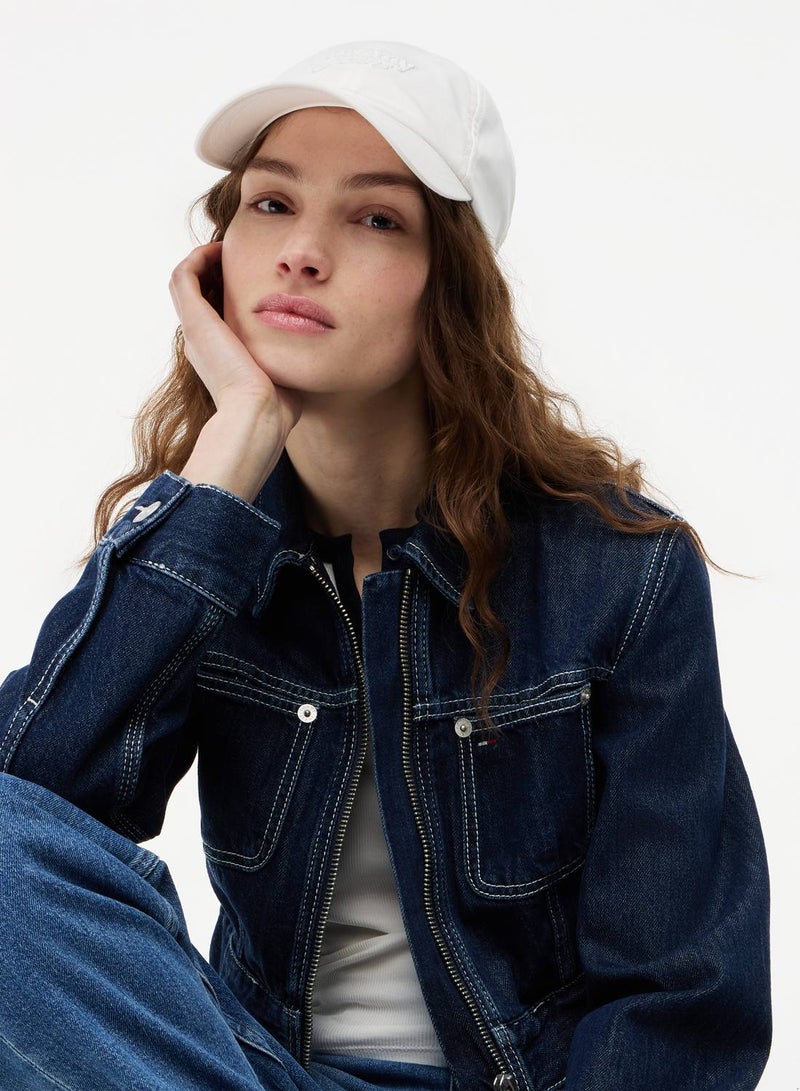 TOMMY JEANS Logo Embroidery Baseball Cap - Image 4