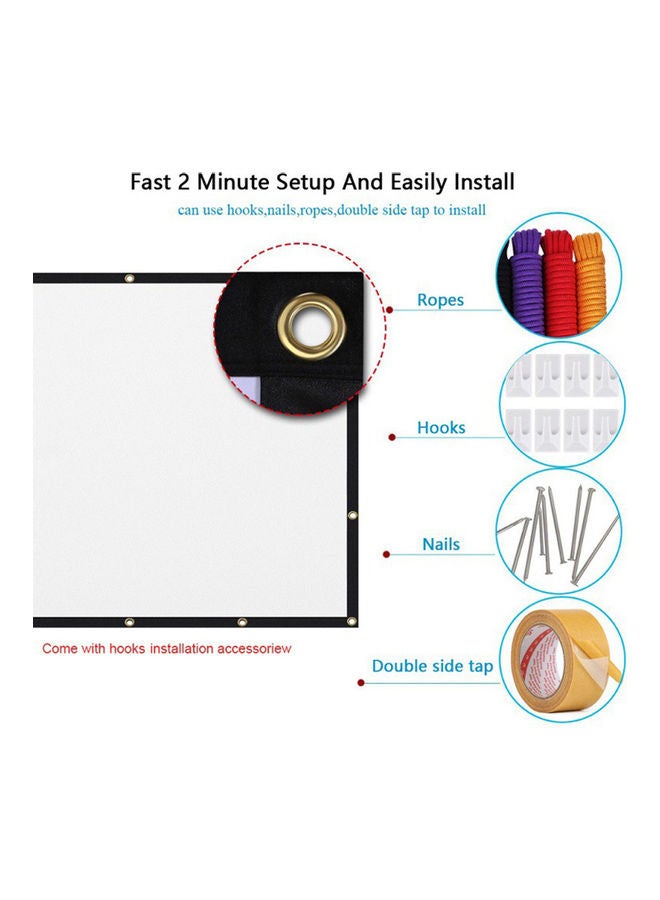 شاشة بروجيكتور مقاس 120 بوصة - Image 4