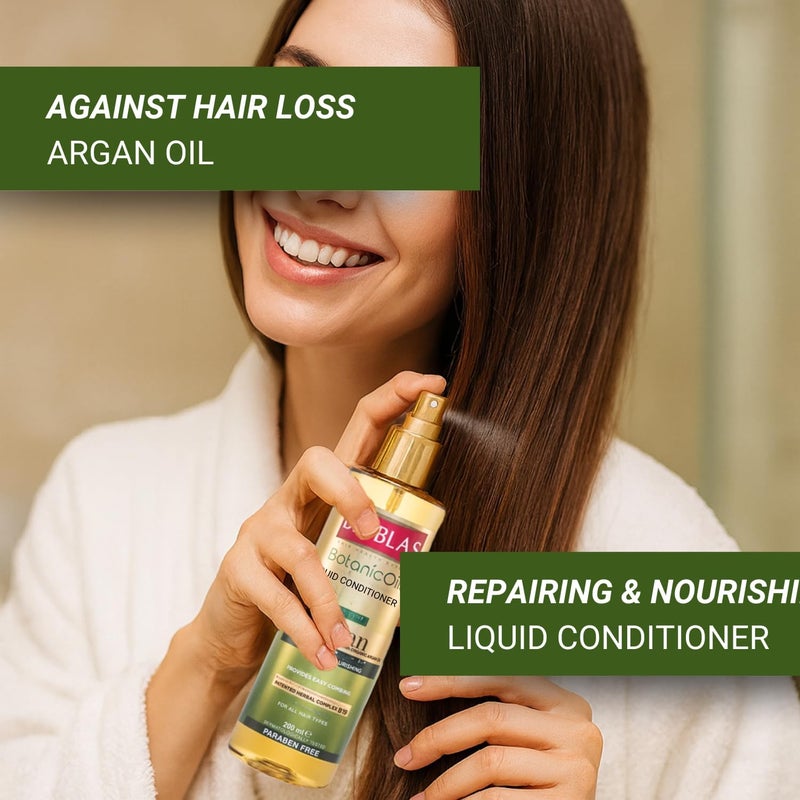 BIOBLAS BOTANIC OILS ARGAN OIL LIQUID CONDITIONER 200ML - Image 1