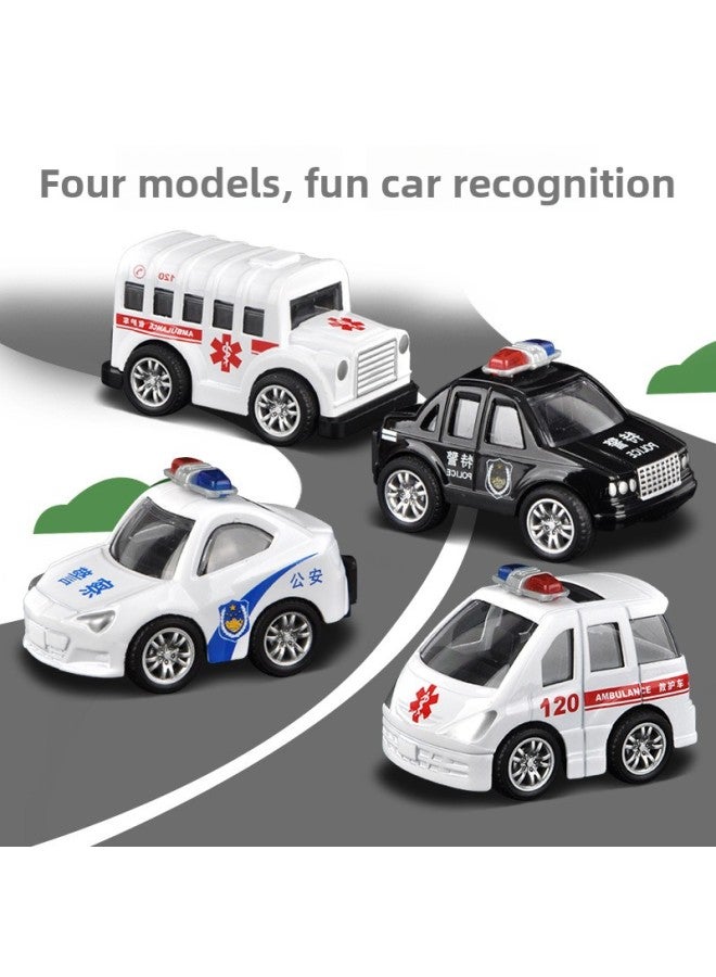 Simulation Special Police Car Medical 120 Ambulance Car Model Children's Toys Alloy Car Back To The Boy A Generation Of Postage 