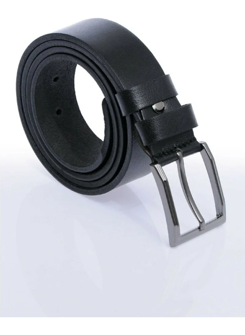 BDZ Deri BDZ Leather 100% Genuine, Real Flat Leather Belt; Suitable for Fabric, Linen and Canvas 3.8 cm