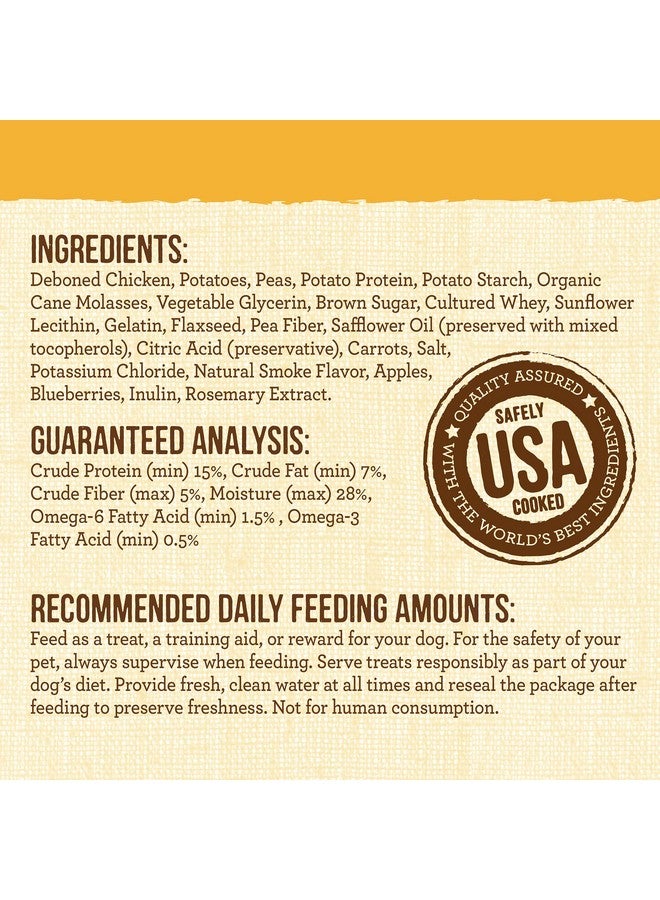ميريك مكافآت Lil' Plates الخالية من الحبوب للكلاب الصغيرة، مكافآت تدريب طبيعية للكلاب الصغيرة، دجاج Lil' Chunky - كيس 5 أونصة - Image 5