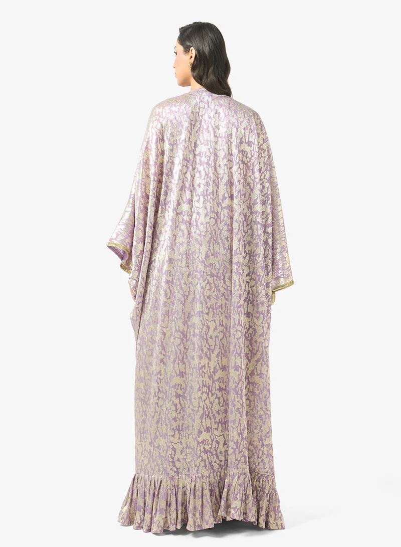 Golden Apple 2 Piece Shimmer Set Abaya
