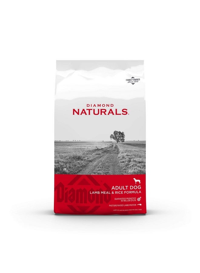 Diamond Naturals Adult Real Meat Recipe Premium Dry Dog Food With Real Pasture Raised Lamb Protein 6Lb - Image 1