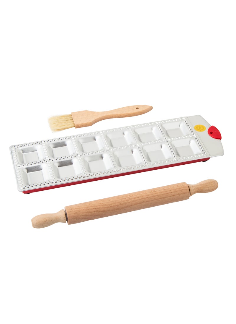 Kitchen ware Pastry Mold Set With Rolling Pin And Brush  - Image 3