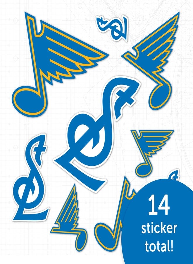 Desert Cactus St. Louis Blues Sticker Saint Louis Team NHL National Hockey League Vinyl Decal Laptop Water Bottle Car Scrapbook (Type 1-2) - Image 4