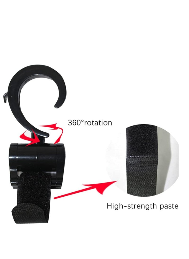 Generic - Pram Hooks, Buggy Clips Stroller Hook with Closure for Changing Bags, Attachment to Your Shopping Bags Securely on the Pushchair Pack of 4 - Image 1