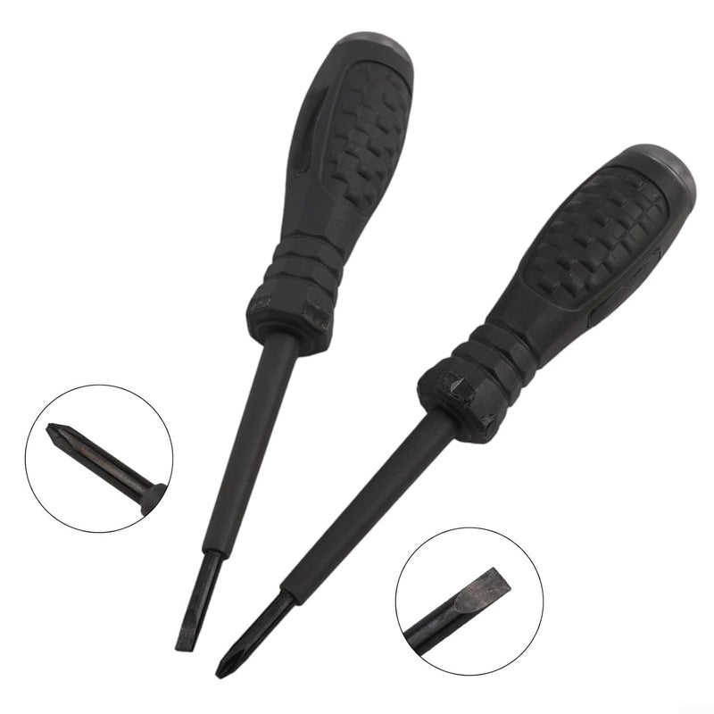 High Torque Voltage Tester Pen Screwdriver 12 220V AC DC Induction Insulated Electrician Tool 2pcs Set - Image 3