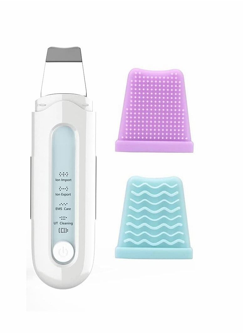 Y&D Skin Scrubber, Spatula, Blackhead Remover Cleaner with 4 Modes Waterproof USB Charger for Facial Deep Cleansing  - Image 1