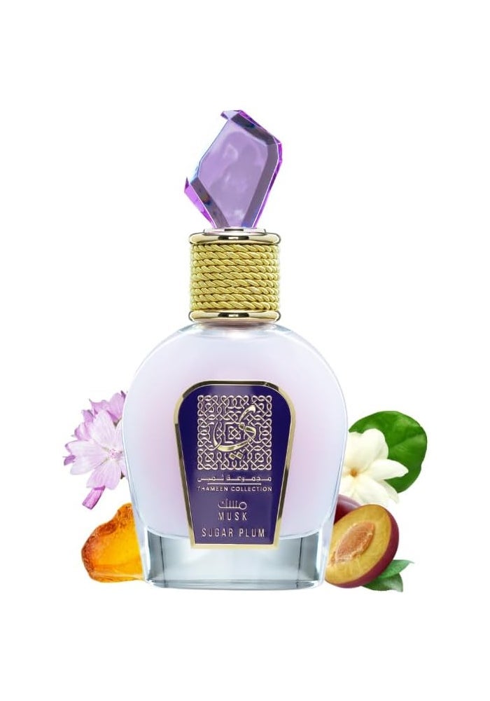 Lattafa Thameen Collection Musk Sugar Plum Eau de Parfum for Women 100 ml - Image 2
