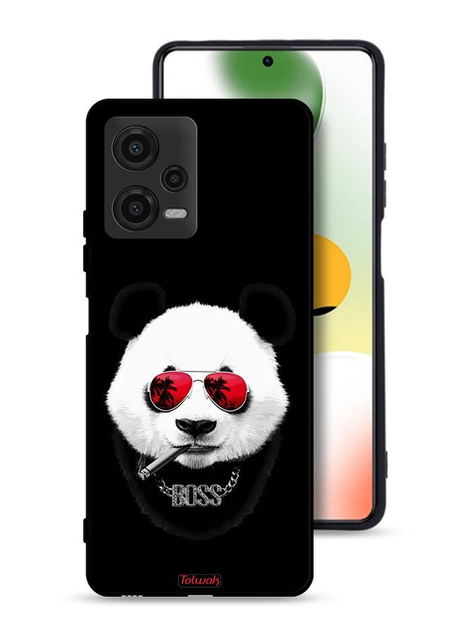 Tolwak Xiaomi Poco X5 Protective Case Cover Boss Panda - Image 1