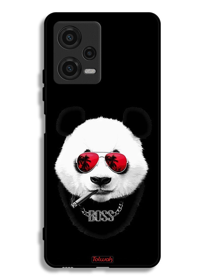 Tolwak Xiaomi Poco X5 Protective Case Cover Boss Panda - Image 2
