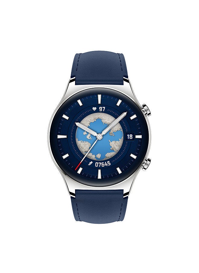 Honor - HONOR Watch GS 3 MUS-B19 1.43'' 3D AMOLED Curved Screen Ultra-slim Design 8-Channel Heart Rate AI Engine  Dual-Frequency GNSS 100+ Workout Modes  BT Call 14-day Duration Sleep/Stress Monitor - Image 1