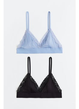 H&M 2-Pack Soft Jersey Bras  - Image 1