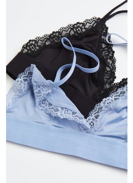 H&M 2-Pack Soft Jersey Bras  - Image 3
