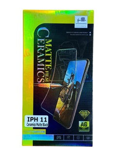 Ceramics Matte Film Screen Protector for iPhone 11 – 9D Anti-Shock, Matte Black, Case Friendly, High Transparency, Scratch Resistant