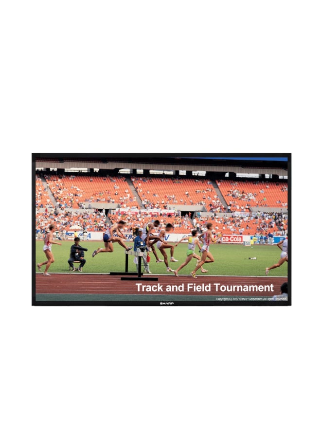 SHARP 86‑Inch 4K Ultra HD Interactive Touchscreen Display with Multi‑Touch, Smart Collaboration, and High‑Brightness Visual Performance - PN-VC862HNS Black - Image 1