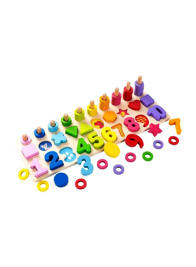 نيبمينينت لعبة تعليمية مونتيسوري عبارة عن قطع خشبية 41x0.9x14.5سم - Image 1
