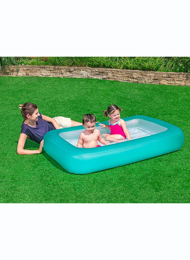 Bestway, 65" x 41" x 10"/ Aquababes Kiddie Pool Inflatable Outdoor Water Play Toy for Kids and Families, Durable Premium Quality Material, Easy Inflate and Deflate Design, Pool Beach Garden Summer Fun Activity, 1.65mx1.04mx25cm - Image 3